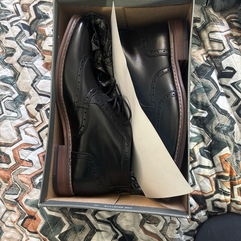 Stacy Adams Black Oxford Shoes